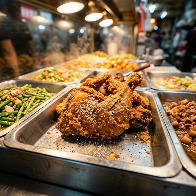 招牌炸雞腿：外酥內嫩的誘惑