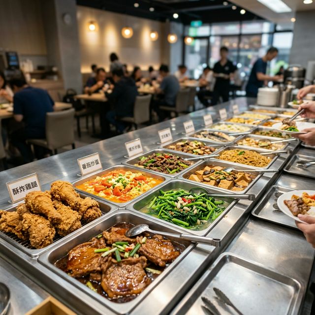 台式自助餐:最具代表庶民美食